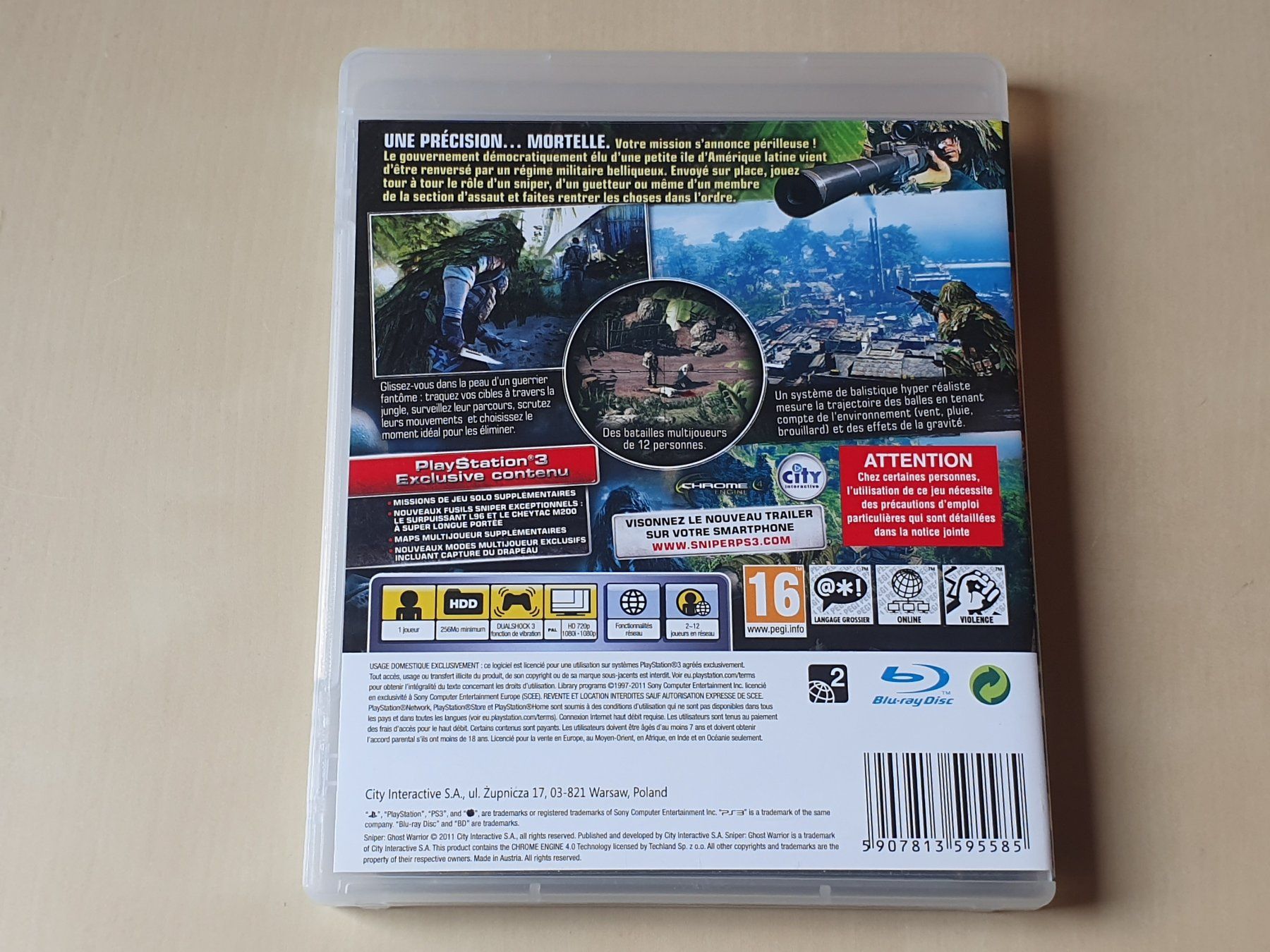 Sony Jeux: Sniper FRA – D'occasion à Stansstad par collectorsshop 1