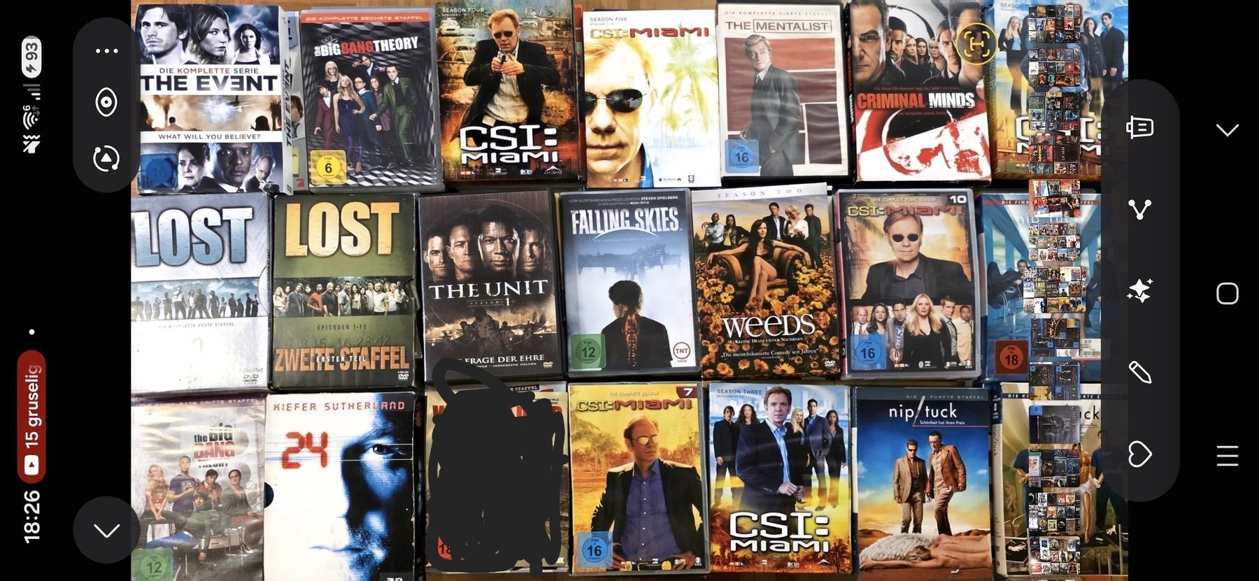 Tutti i DVDs: DVD-Seriensammlung Konvolut sammlung – Usato da St. Gallen venduto da chrisbenoit01 1