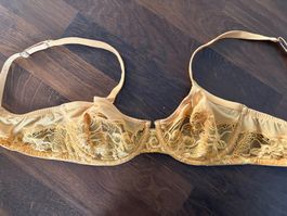 La Perla BH Senfgelb Spitze  neuwertig