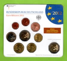 2012 Off. Kursmünzsatz inkl. Sondermünze Neuschwanstein