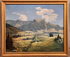 J. Fehrenbach  Öl a. Lwd. 82x70cm