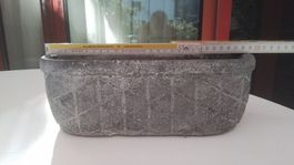 Garten Blumentopf Schale schwer Beton Kunststein