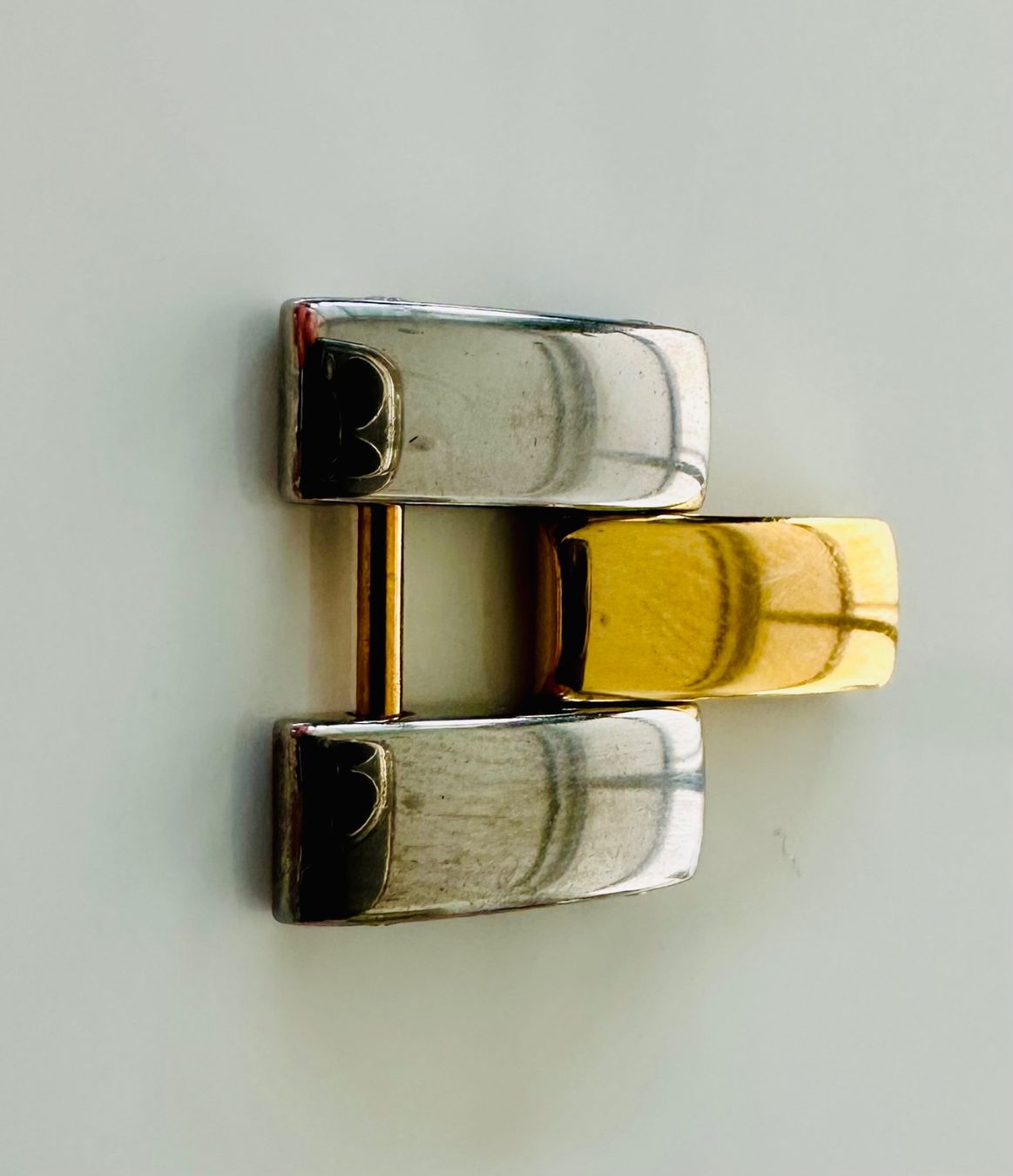 Baume & Mercier Orologi: BAUME & MERCIER LINEA  - MAILLON BICOLORE 16 mm – Nuovo (secondo la descrizione) da Conthey venduto da advisia 2