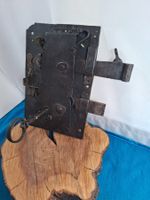 1 riesiges antikes Tür Schloss mit Schlüssel (LOT3390X#TBS1)