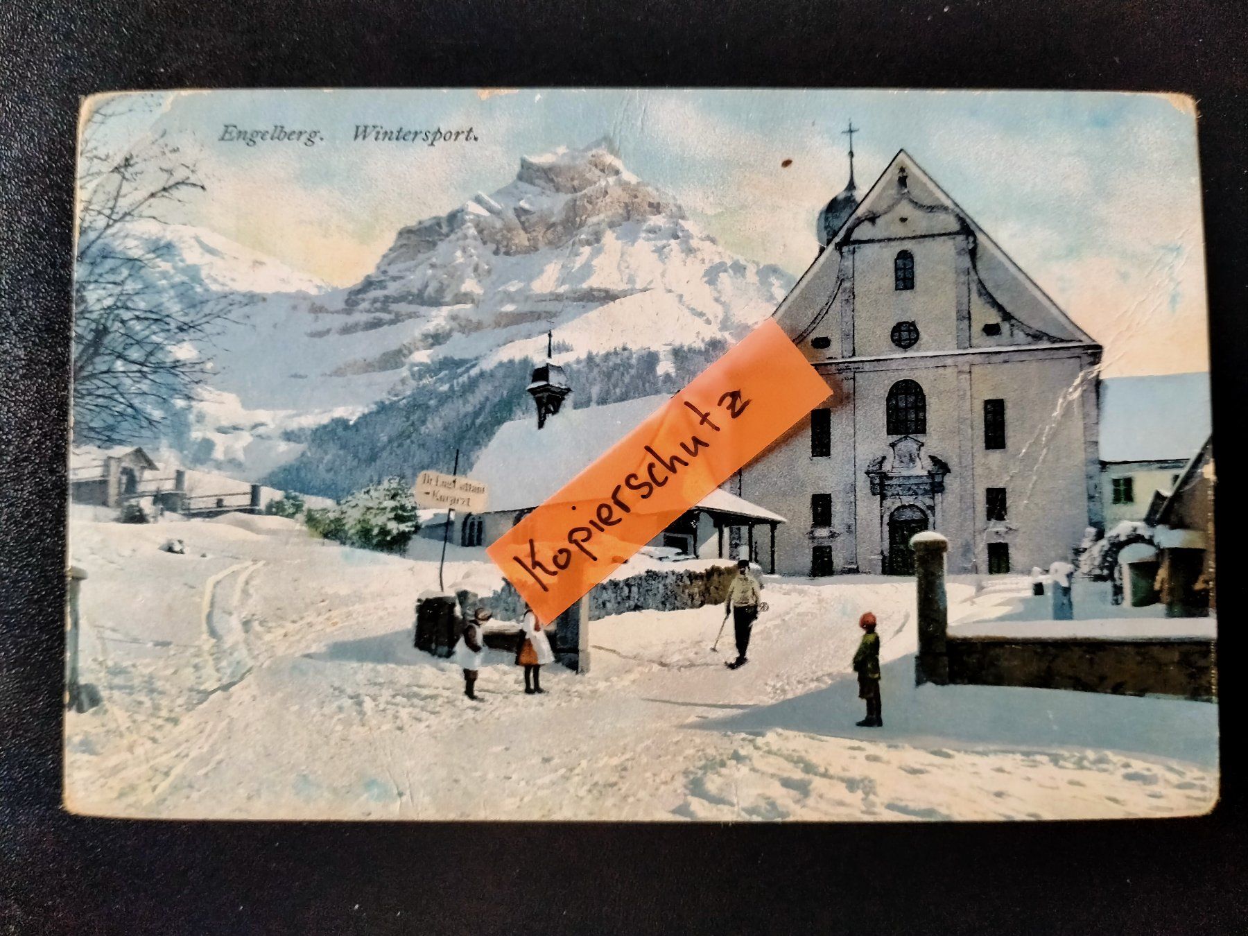 Ansichtskarten: Engelberg Wintersport / AK Obwalden belebt – Gebraucht aus Küssnacht am Rigi von cartolina-1
