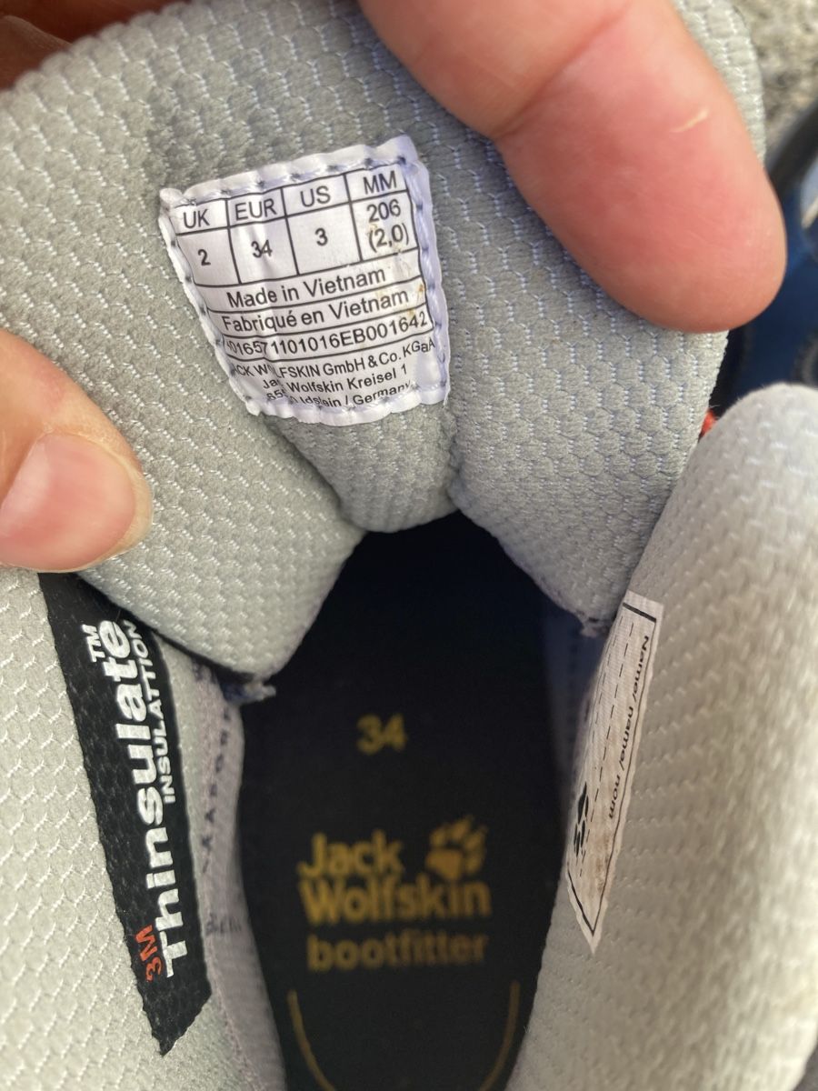 Jack Wolfskin Scarpe per ragazzi: fast fabrikneue Wanderschuhe, Jack Wolfskin, Gr.34 – Nuovo (secondo la descrizione) da Otelfingen venduto da pat_8jmb 4
