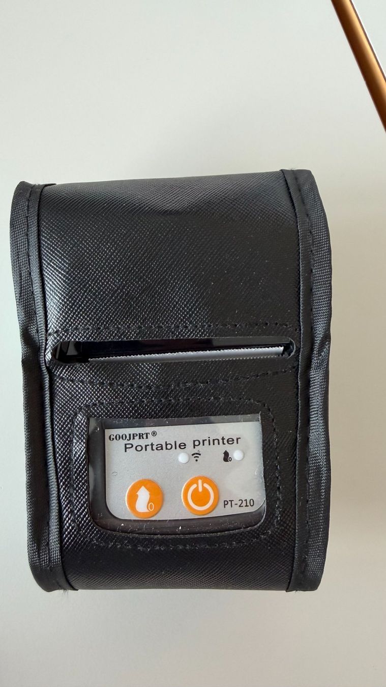 Imprimantes: Beleg Drucker mit Bluetooth und Lederetui – D'occasion à Büron par Paba 3