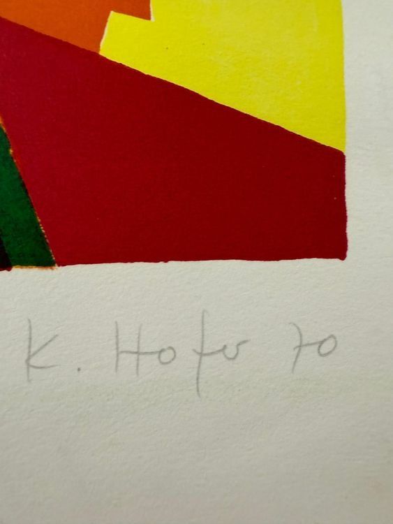Grafica & Litografie: Konrad Hofer war ein Schweizer Maler SERIGRAPHIE SIGNIERT – Usato da Gersau venduto da grafik-kunst 4
