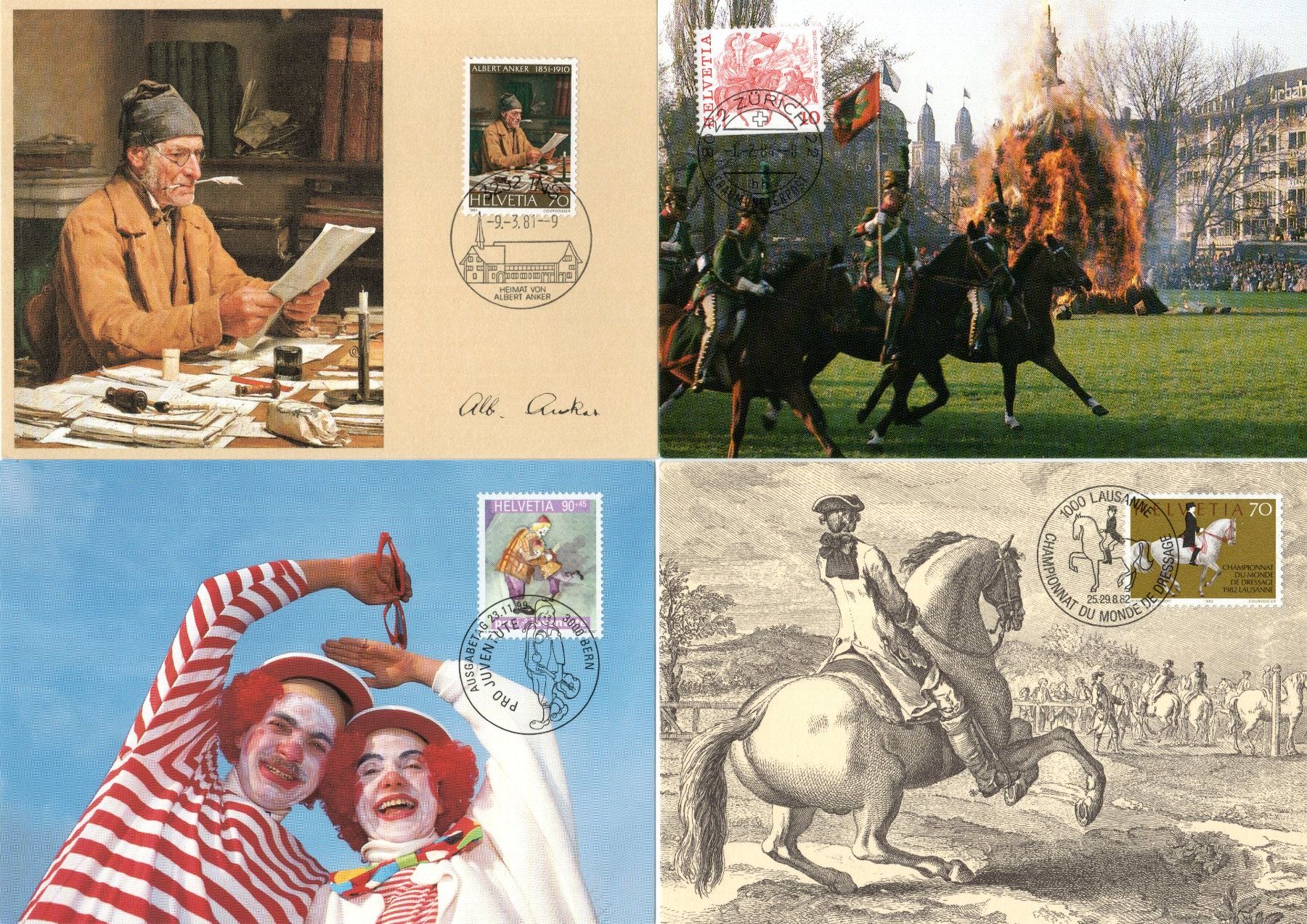 Tous les timbres: 1962-2003 - 16 Maximumkarten siehe Bilder – D'occasion à Stein am Rhein par Huehnerhund 2
