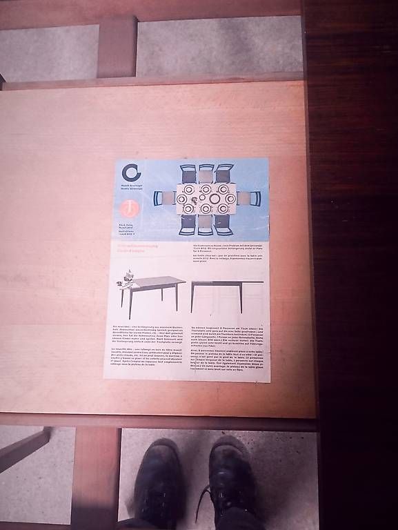 Tische: Tisch Swiss Industrie Design – Gebraucht aus Basel von Petergunn 3