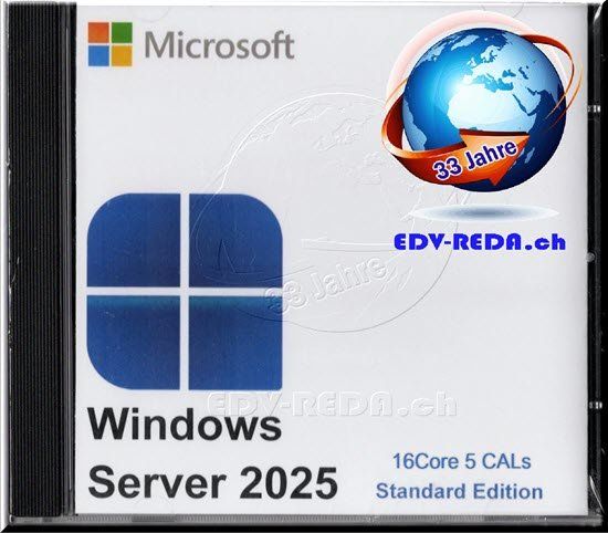 Software: Windows Server 2025 Standard 32 CPU-Kerne und 50 CALs – Nuovo (secondo la descrizione) da Langenthal venduto da Reda 1