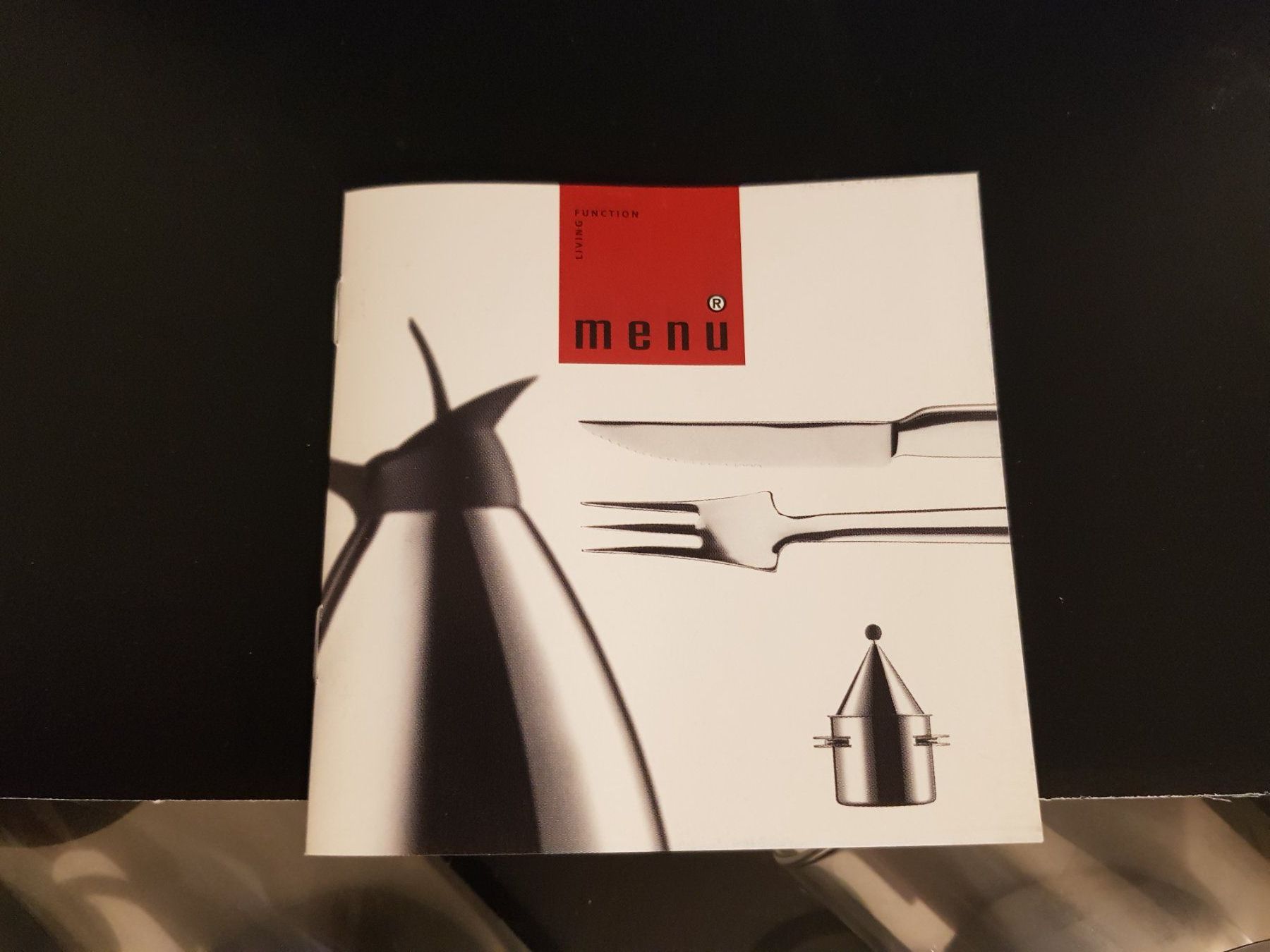 Bicchieri: Menu Danish Steel House Kaffeegläser mit Tablett Set – Usato da Münchenstein venduto da tsp01 4