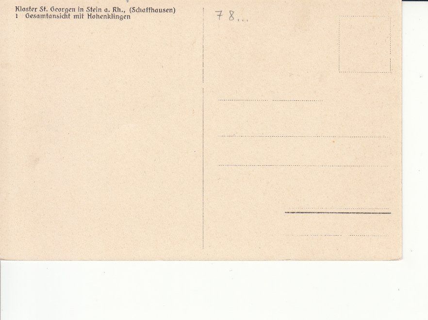Ansichtskarten: Stein am Rhein ca. 1915 – Gebraucht aus Bürglen TG von StampGraf 1