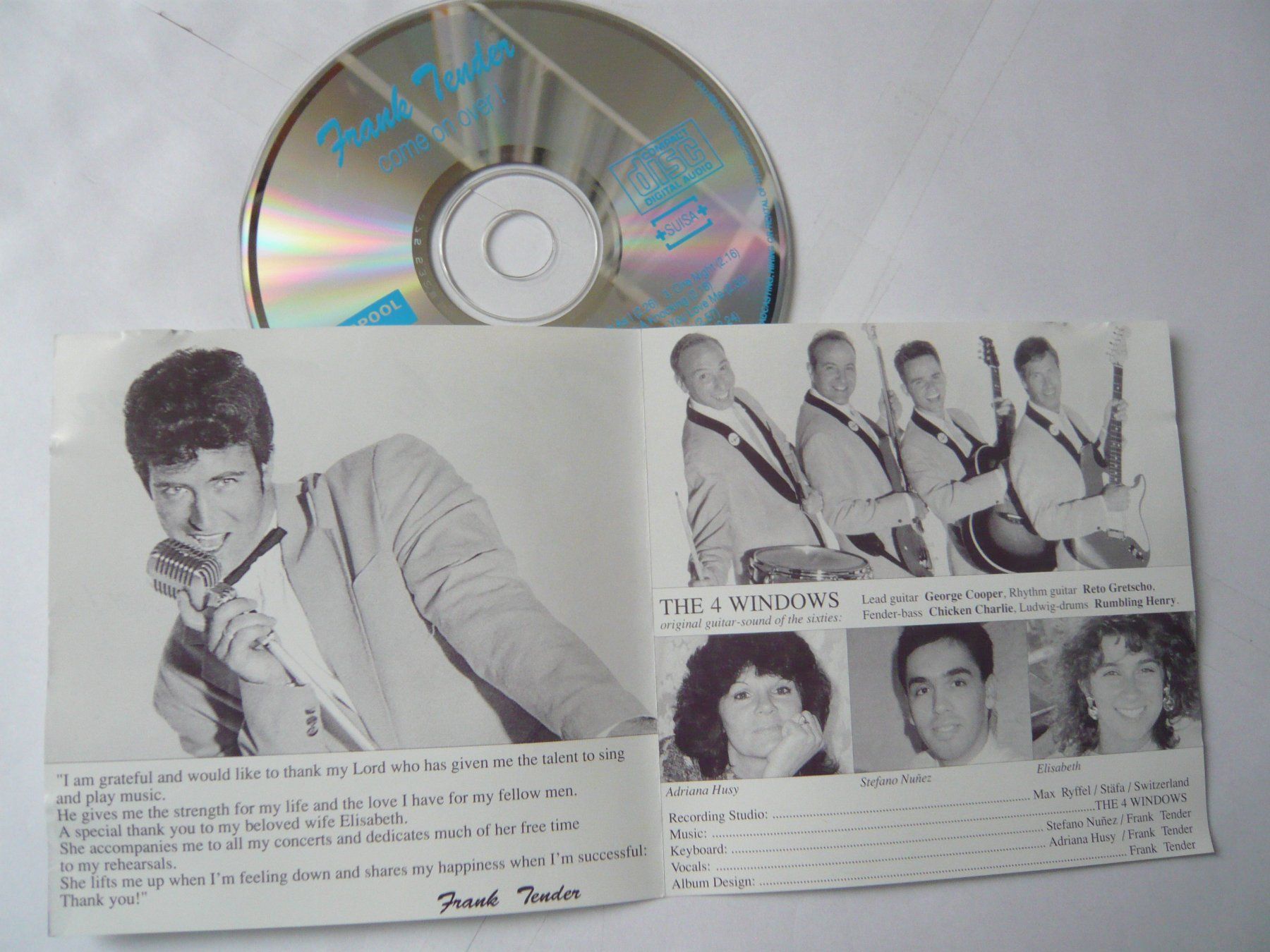 CDs: FRANK TENDER Come On Over – Gebraucht aus Winterthur von Cajun 1