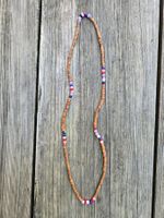 Schmuck: Collier kleine Glasperlen