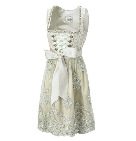 Dirndl Fuchs NEU grün/grau, Gr. 40