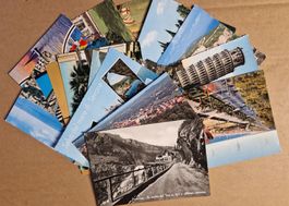 30 Ansichtskarten Schweiz und Europa (neu und gelaufen)