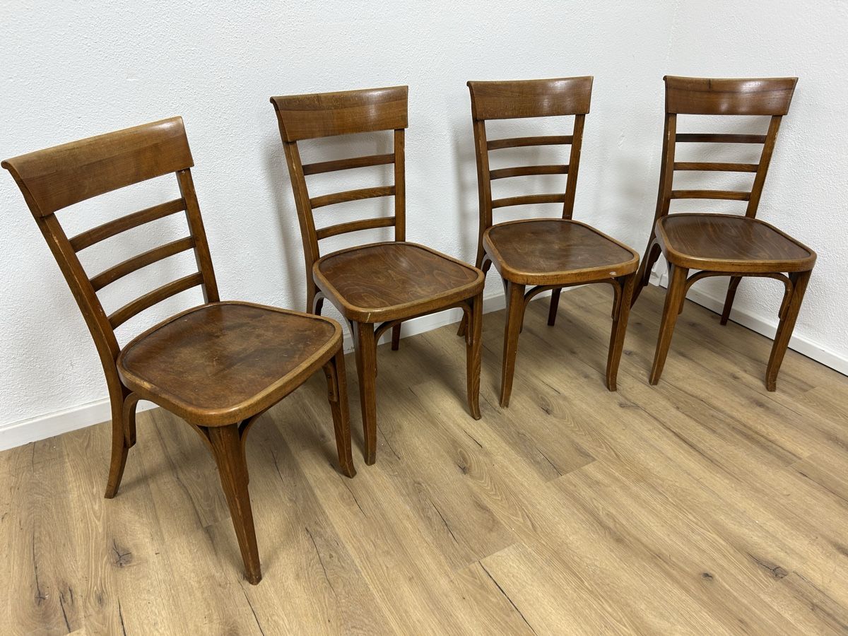 Horgen Glarus Sedie: 4er Set Horgen Glarus Bistrostühle – Usato da Basel venduto da MoebelSackmann 1