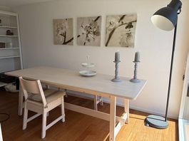 Holztisch mit 2 Bänkli, neuwertig 
