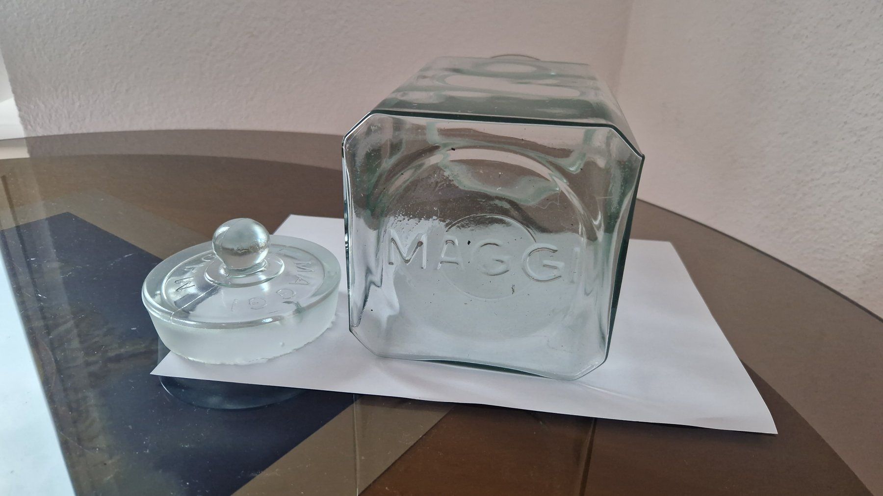 Bicchieri: MAGGI GLAS retro quadratisch – Usato da KREUZLINGEN venduto da sma_c5fz 2