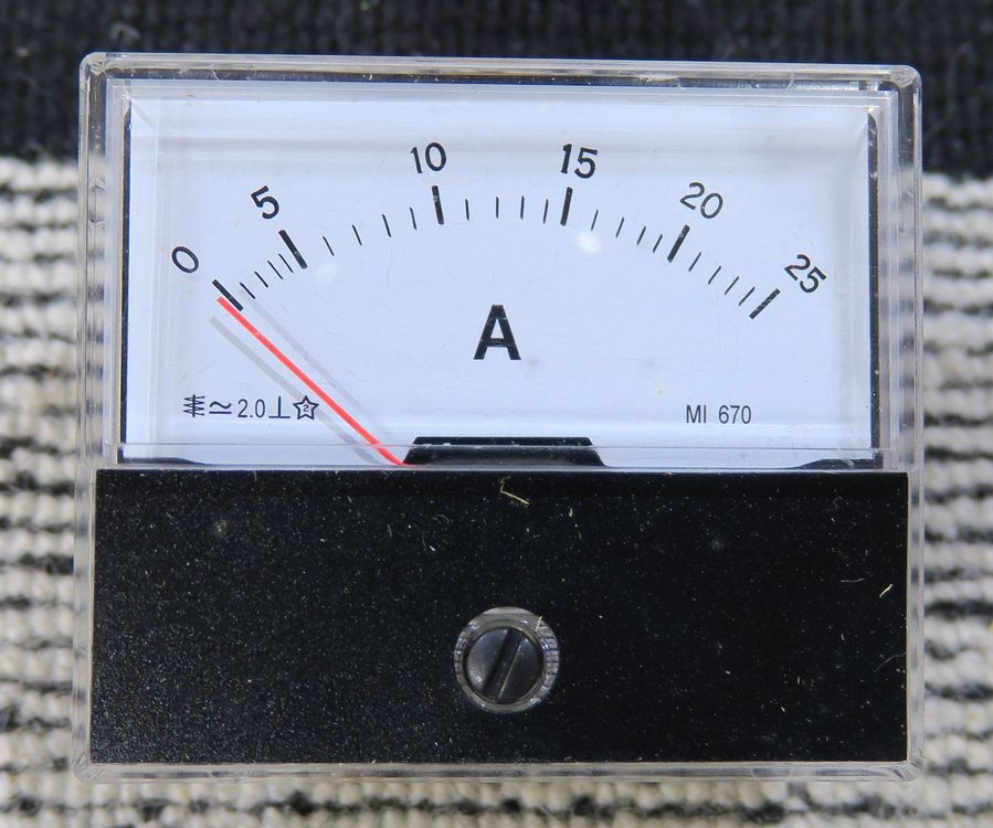 Amperemeter 0 - 25A für Einbau | Kaufen auf Ricardo