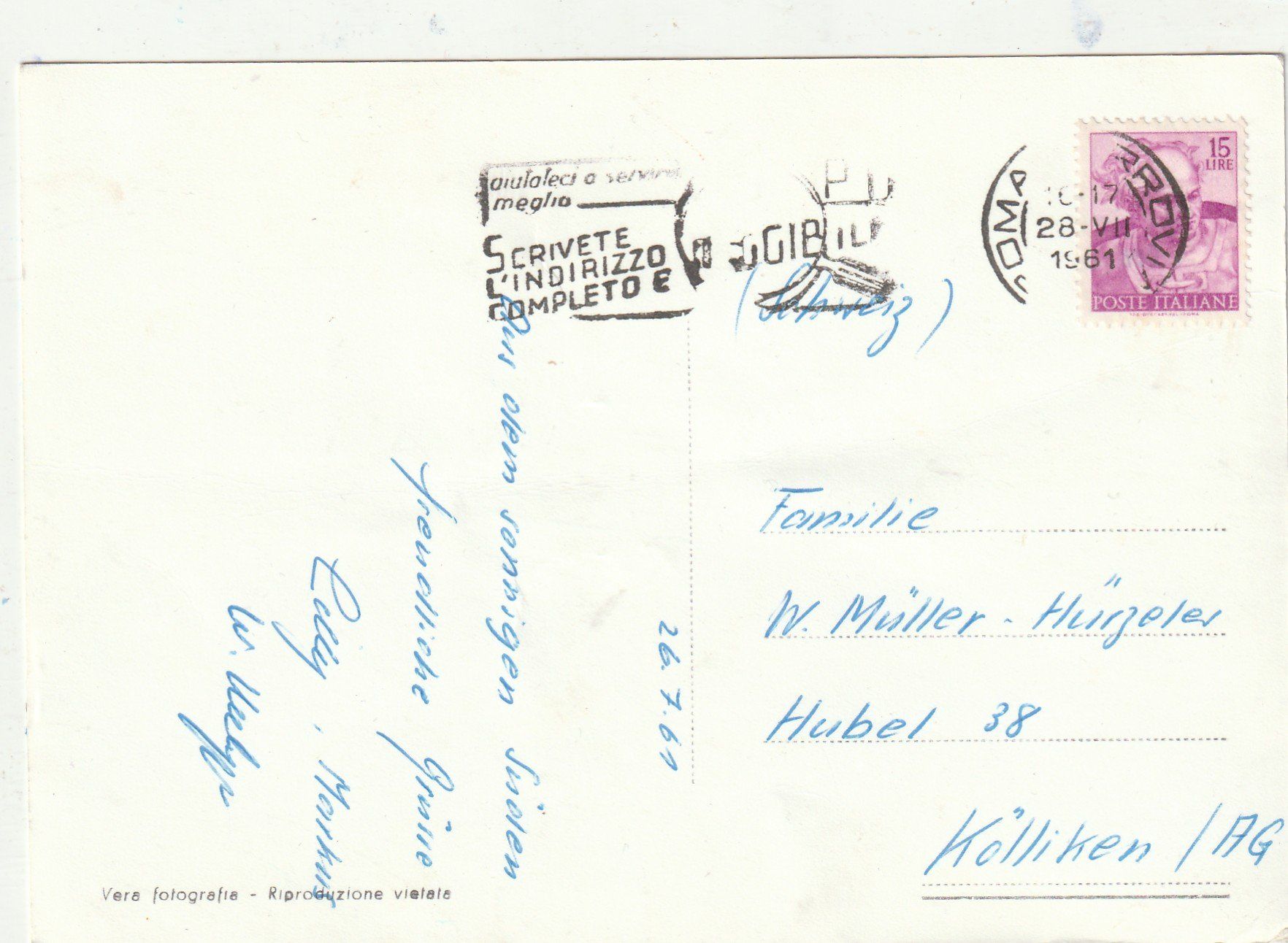 Cartoline postali: 5 KK Karten Rom – Usato da Lumbrein venduto da made02 7
