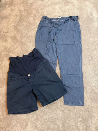 2 Stk Sommerhosen Gr.L - Schwangerschaftsmode / Umstandsmode