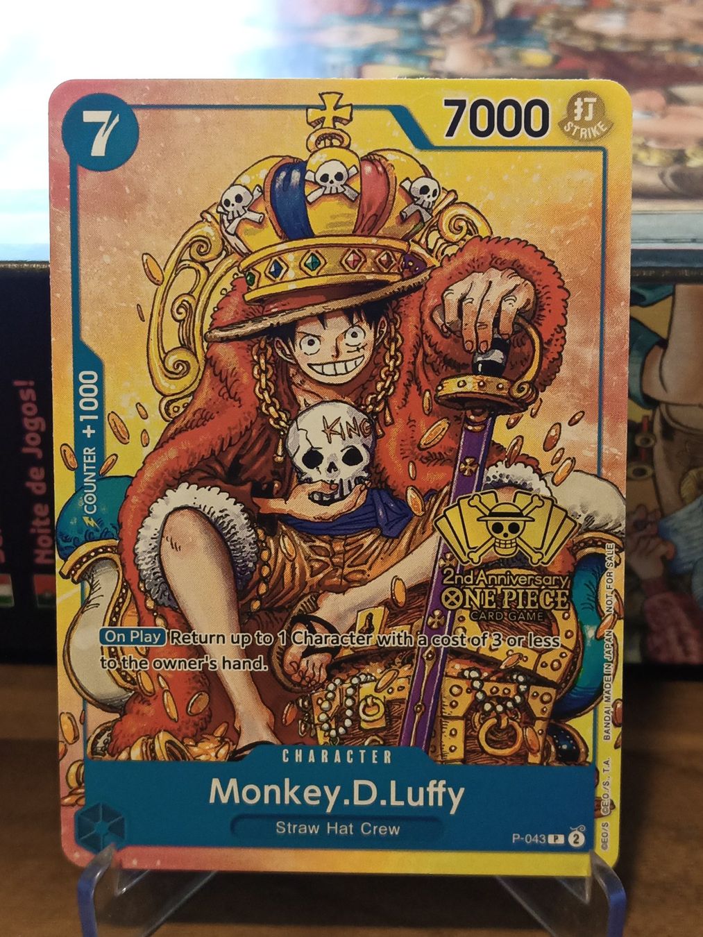 Bandai Sammelbilder & Trading cards: One Piece Card Game: Monkey D. Luffy - P-043 – Neu (gemäss Beschreibung) aus Wettingen von Legends_of_Baden_TCG