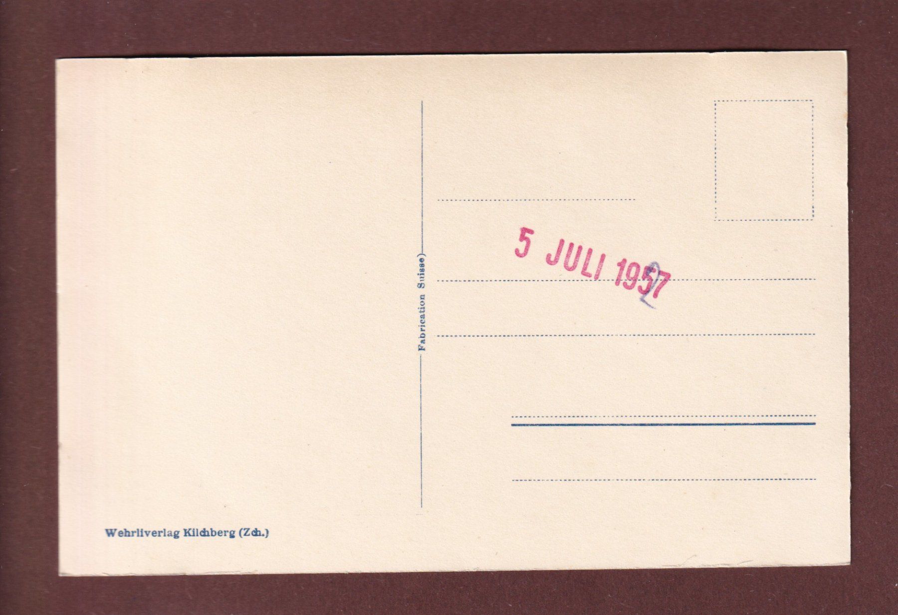 Cartoline postali: ZÜRICH - Quaibrücke - Tram – Usato da Pully venduto da nicecards 1