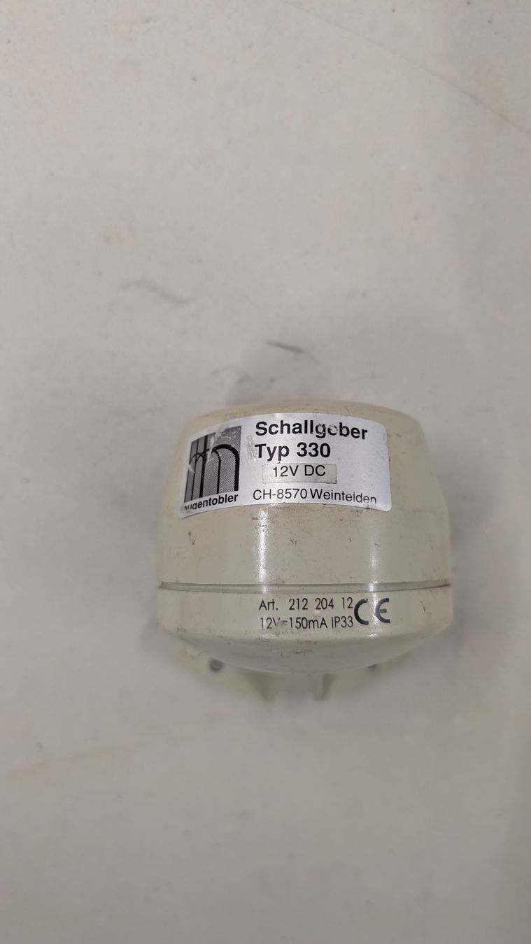 Sistemi d'allarme: Schallgeber Typ330 Hugentobler – Usato da Volketswil venduto da mar_c5pv 1