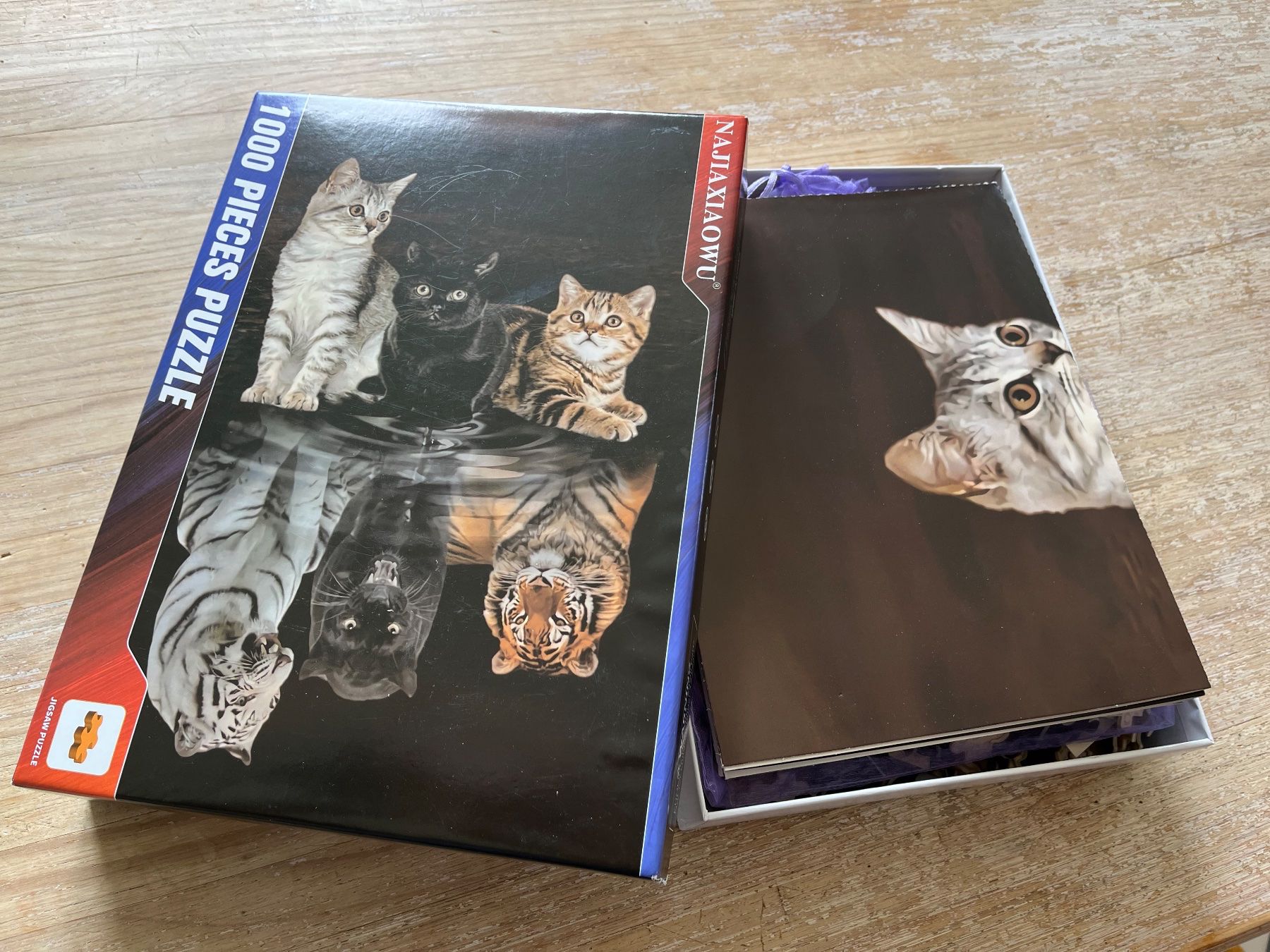 Puzzle: Jigsaw Puzzle Katzen-Tiger 1000 Teile – Usato da Eschenbach SG venduto da Joey-Li 2