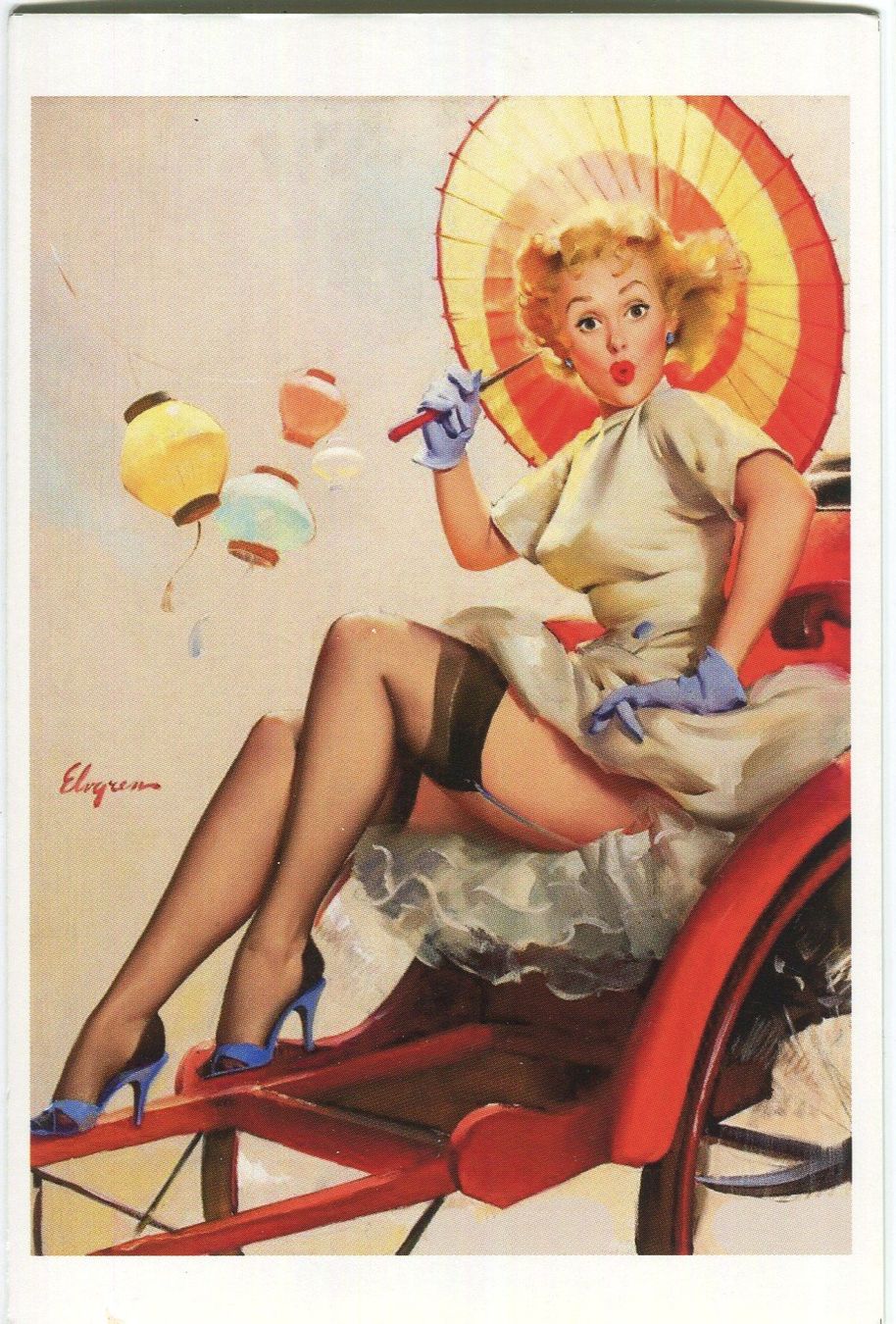 Cartoline postali: Postkarte "Pin-up". – Nuovo e nell'imballaggio originale da Basel venduto da Butsch5