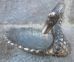 ++ Schwan aus Metall - wunderschön verziert