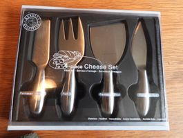 Design 4-Piece Cheese Set Stainless Steel