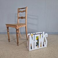 News Acryl weiss Magazin Rack Plexiglas Zeitungsständer