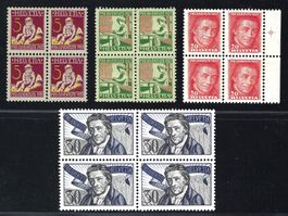 Pro Juventute 1927 4er-Block ⊞ Satz **/ * J141-J44 Kat. 30.-