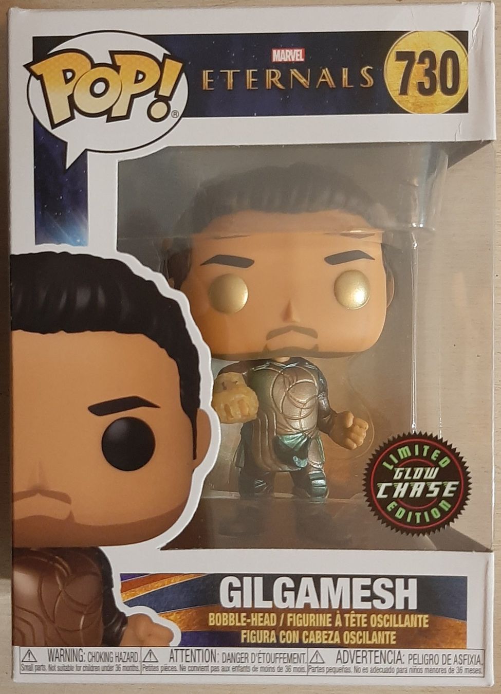 Funko Statuette: Funko Pop Marvel Eternals  Gilgamesh CHASE – Nuovo e nell'imballaggio originale da Montet (Glâne) venduto da KOADA