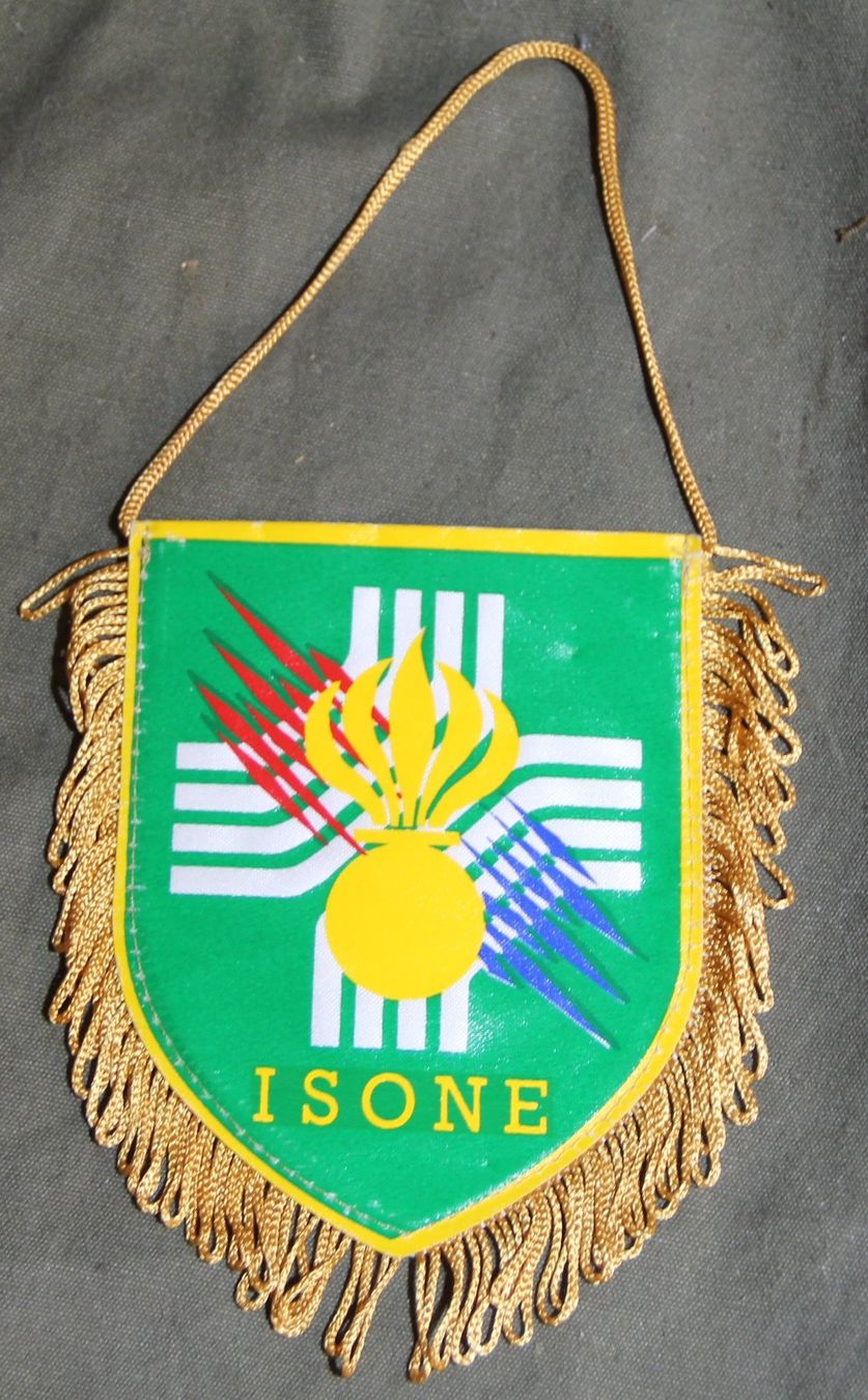 Schweizer Armee Placchette & Badge: Wimpel, Grenadier Isone, – Usato da Belp venduto da Tomsek