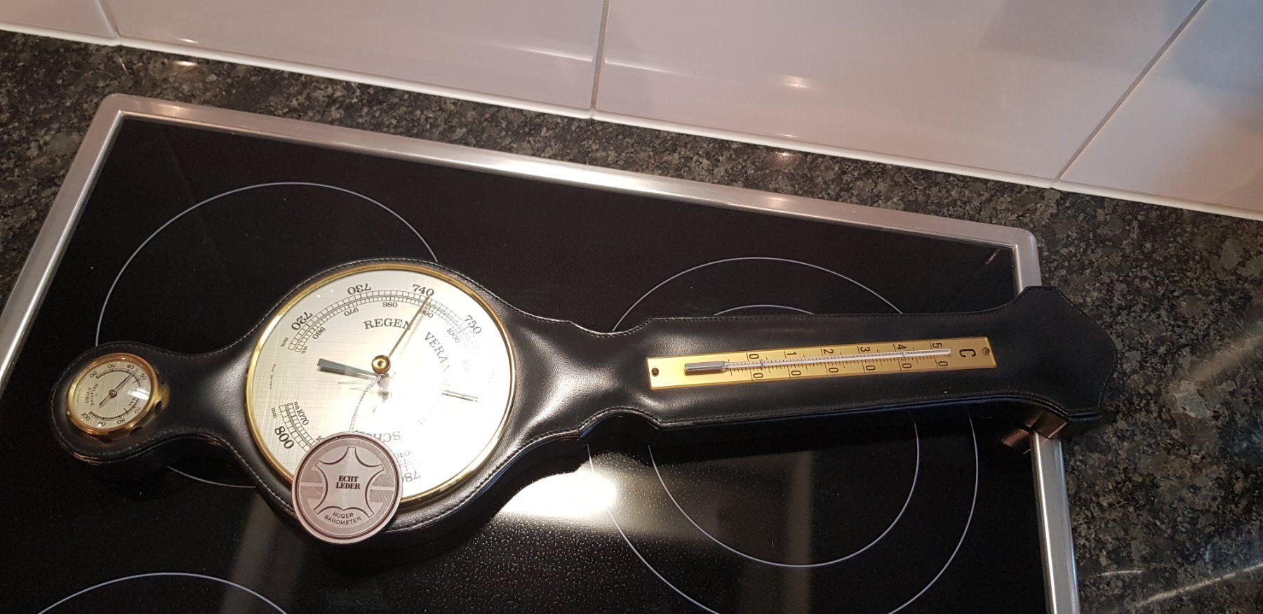 Altro per la casa: Wetterstation Barometer Thermometer elegant antik – Nuovo (secondo la descrizione) da effretikon venduto da scharki01