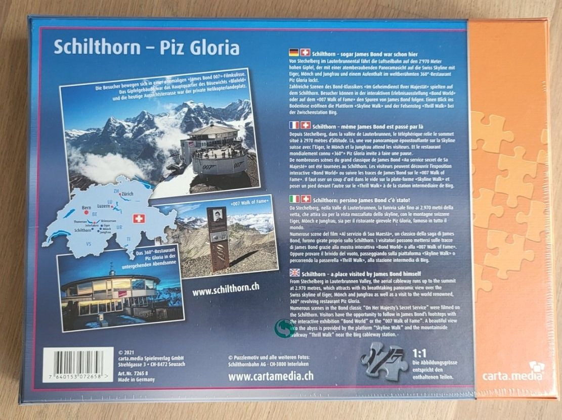Puzzle: Puzzle 1000 Teile neu – Nuovo e nell'imballaggio originale da Amlikon-Bissegg venduto da Schnuefeli4 1