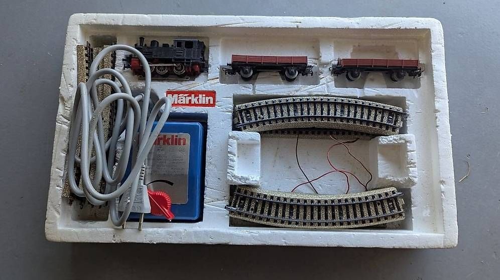 Märklin Set-H0 S 0974 Modelleisenbahn Dampflokomotive Güterw (Gebraucht ...