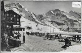 Kleine Scheidegg im Winter - Terrasse