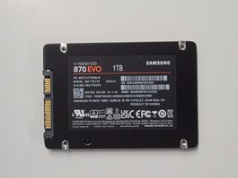 Samsung 870 EVO 1TB SSD 2023 nur 3.9TB geschrieben 99%