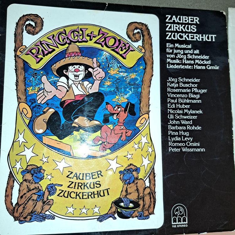 Lp LangspielplatteRinggi+Zofi Zauber Zirkus Zuckerhut | Kaufen auf Ricardo