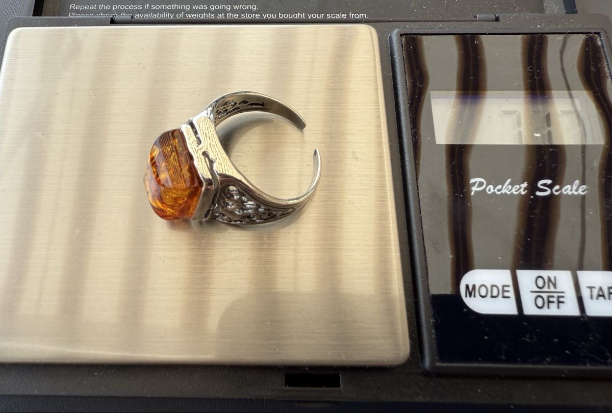 Anelli: Feuriger Bernstein-Ring in Silber 925 – Nuovo e nell'imballaggio originale da Ebikon venduto da elischka 5