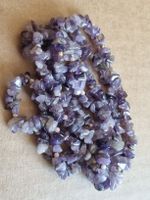 Amethyst Splitterkette, Edelstein Halskette