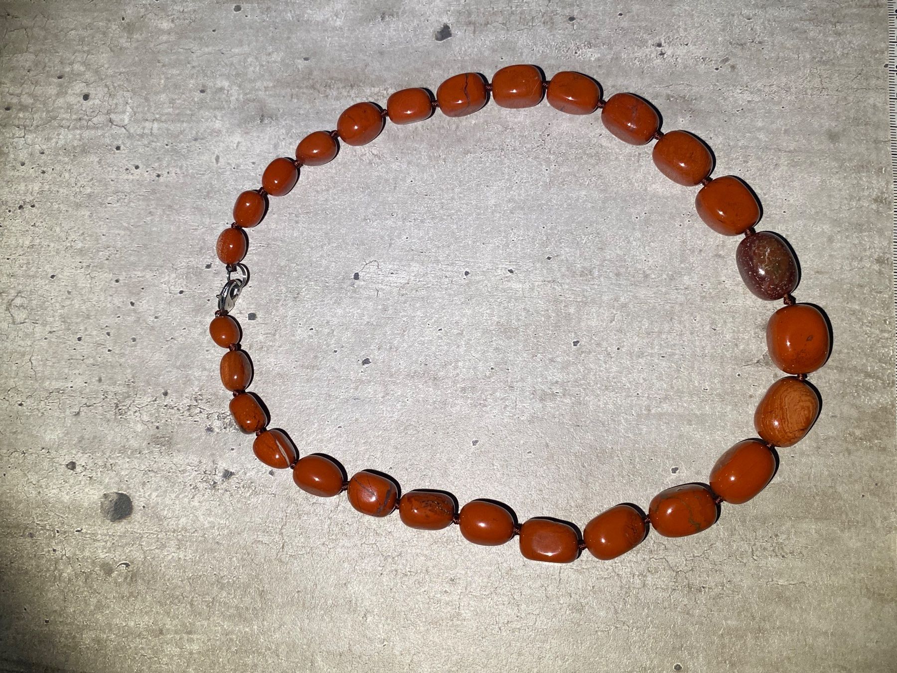 Catenine: Red Jaspis - Edelstein Halskette – Nuovo e nell'imballaggio originale da Laax GR venduto da krippenfiguren-laax 8