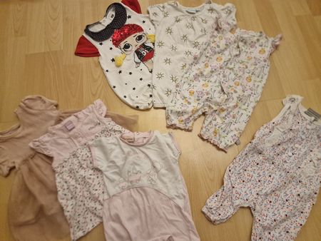 Baby Kleider Set, Grösse 62/68, Strampler&Röckli