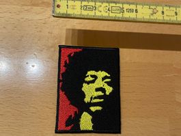 Jimi Hendrix Patch Sticker Aufnäher Metal Rock Band