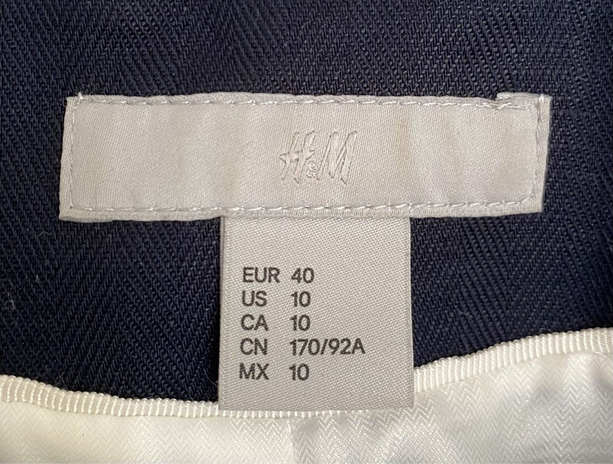 H&M Completi & Tailleur: Blazer, blau, Grösse 40 – Usato da Emmenbrücke venduto da Florentina27 6